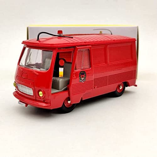 Generic Atlas Dinky Speelgoed 570 P 1:43 voor Fourgon Peugeot J7 Versie Pompiers Diecast Model Auto's Collectie Auto Gift