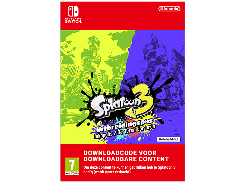 Nintendo Splatoon 3 - Uitbreidingspas: Inkopolis / De Toren Der Orde Switch (download Code)
