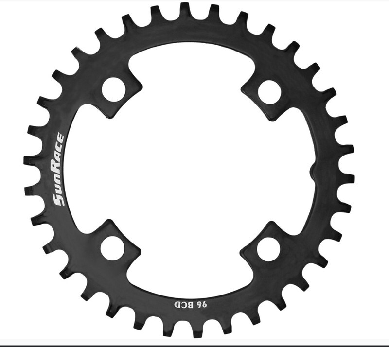 Sunrace Crmx Kettingblad Bcd-96 Mm Staal 34t Zwart