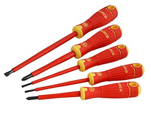 Bahco B220.015 Schroevendraaierset sleuf/Pz geïsoleerd 5-delig