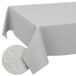 ANRO Tafelkleed Afwasbaar Grijs Linnenlook Rechthoekig 280 x 140 cm