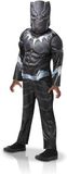 Rubies - Avengers - Deluxe-kostuum Black Panther op kleerhanger (kinderen) - maat 5-6 jaar