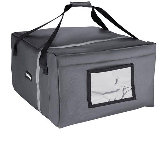 Vogue Geïsoleerde Pizza Bezorgtas Grijs 495x495x320mm