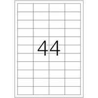 HERMA Premium - Papier - mat - permanent zelf-klevend - wit - 48.3 x 25.4 mm 8800 etiket(ten) (200 vel(len) x 44 gelamineerde etiketten