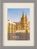HAES deco Fotolijst Berlin grijs met passepartout voor foto formaat 15x20 cm