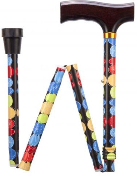 Able 2 Opvouwbare Wandelstok Trendy - Bubble