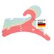 Heless 766 - Poppenkleerhanger in pastelkleuren, 6 stuks