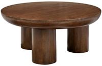 ATMOSPHERA CREATEUR D'INTERIEUR Salontafel STAMBH mangohout bruin 90 x 90 x 40 cm