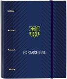 Safta A4 4 Rings Binder With 100 Sheets Fc Barcelona Ringband Blauw Kinderen