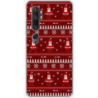 1001 coques Xiaomi Bedrukt siliconen hoesje compatibel met Mi Note 10, Mi Note 10 Pro pull de noel santa