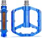 Unyqoos Fietspedalen 9/16 inch CNC-aluminium lichtgewicht antislip reflectoren mountainbike stadsfiets racefiets