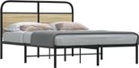 Maison Exclusive Lit simple de qualité supérieure - Structure de lit sans matelas, dimensions 120x190 cm, en panneaux de particules imitation chêne Sonoma