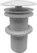 Wiesbaden UniMatch Open Afvoerplug Verlengd 5/4 Inch - Mat Wit