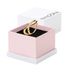 Pandora Essence Organisch Geformter Unendlichkeitsring aus Sterling Silber mit vergoldeter Metalllegierung, Größe: 58, 163318C00-58