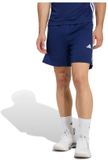 Adidas Workout Essentials Base 3 Stripes Pique 7'' Korte Broek Blauw S