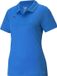 Puma Damen Polo Shirt TeamLIGA Sideline Polo W 657408 Electric Blue Lemonade-Puma White-M