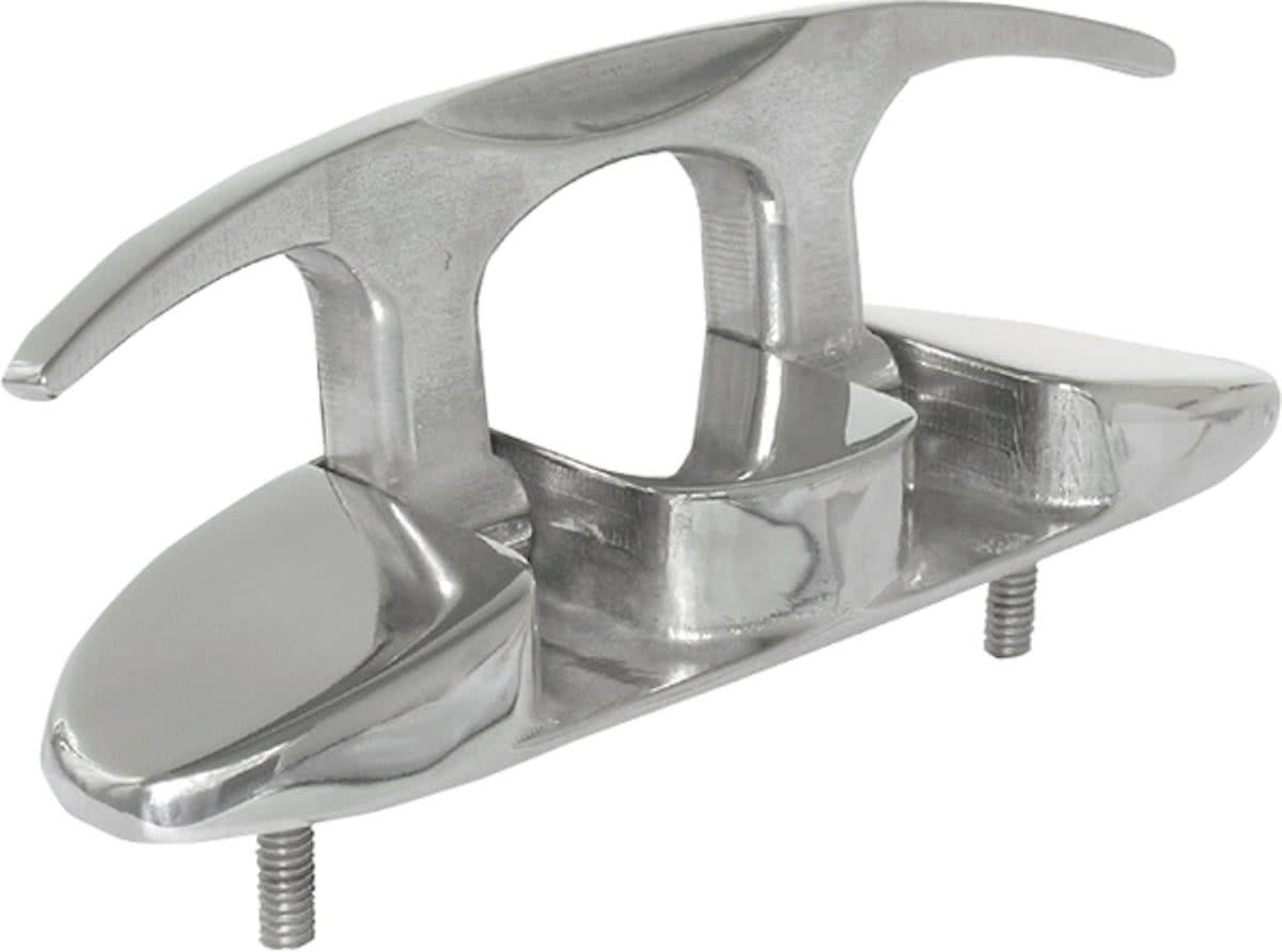 Talamex opvouwbare RVS Cleat 114mm x 38mm schroefmontage