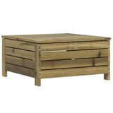 VidaXL Tuinvoetenbank 62x63,5x32 cm geïmpregneerd grenenhout