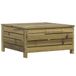 VidaXL Tuinvoetenbank 62x63,5x32 cm geïmpregneerd grenenhout