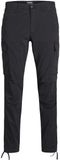 JACK & JONES Ace Tucker Cargoa loose fit - heren cargo broek - zwart