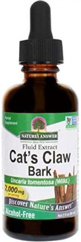 Cat's Claw Alcohol-Free 1000 mg - 60 ml - Nature's Answer