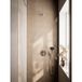 Hotbath Cobber opbouw regendoucheset – Ø20 cm hoofddouche – 40 cm gebogen wandarm – nikkel geborsteld SWIBS12AGN