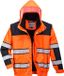 Portwest Hi-Vis Klassiek Bomberjack C466 - Oranje/Zwart - 4XL
