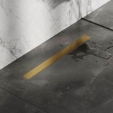 Brauer Douchegoot met Multifunctioneel Rooster en Flens - 70 cm - Goud Geborsteld Pvd