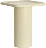 Light&living Bijzettafel LUARCA keramiek mat crème 40x40x48 cm
