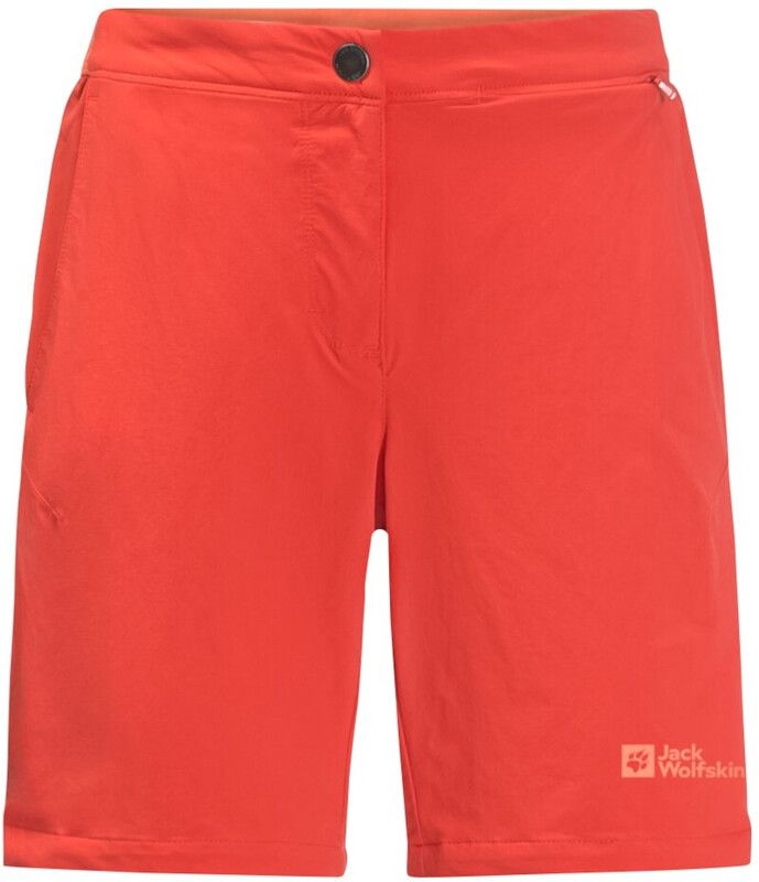 Jack Wolfskin Hilltop Trail Shorts Dames - Rood - Maat 44 (L)