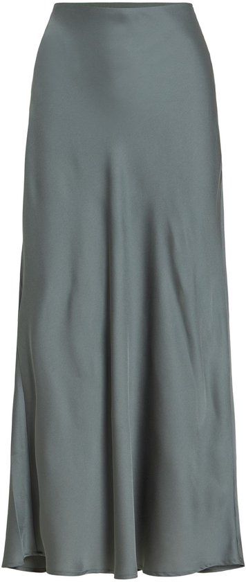 VILA Middellange rok VIELLETTE High waist Balsam Green