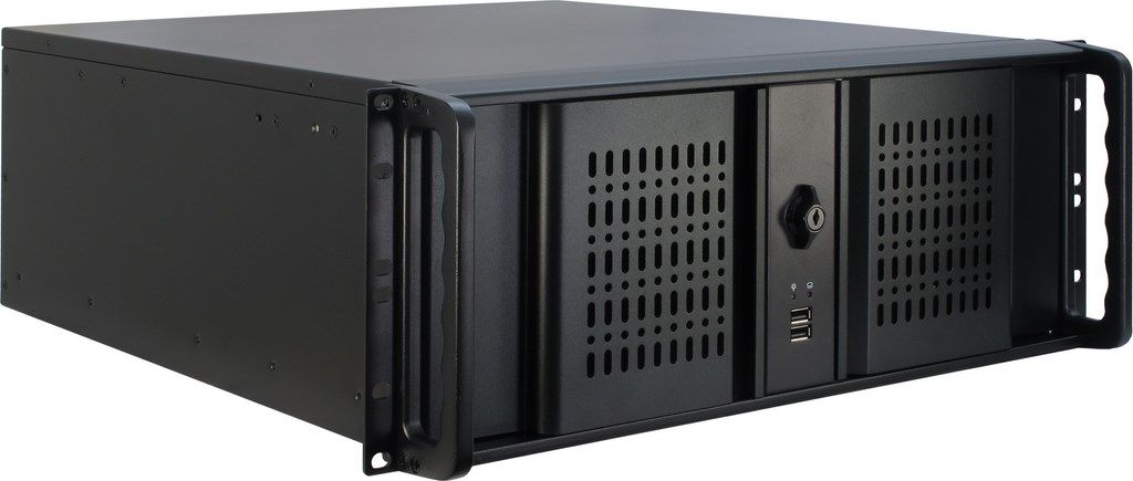 Inter-Tech 4U-4098-S Rack Server Case - Black