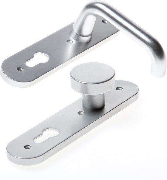 Nemef Kruk/knop schild aluminium 3253 FP rechtswijzend pc72 F1