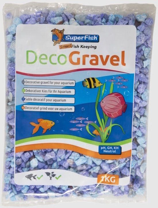 SuperFish Deco Grind Luxe Blauw 0,9KG