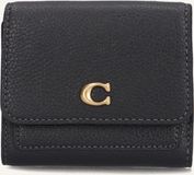 Coach Mila Small Flap Wallet Portemonnees Dames - Zwart - Maat ONESIZE
