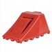 AMiO Wielblok Klem Bandenstopper Rolstopper met Rem Kunststof Rood