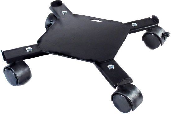 Nature Planttrolley met verstelbare dragers - Ø34-51cm - Antraciet - Metaal