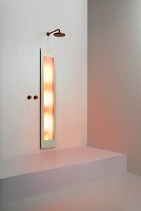 Sunshower One L - Inbouw met Infrarood-licht - Sand White - Beige - 3 jaar garantie