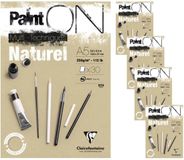 Clairefontaine Paint ON Multi-Techniek Pad Tekenpapier Naturel A5 250 g 4 Pack