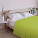 ECOMMERC3 Extra zacht en comfortabel laken, 105 cm, pistachekleurig, gemaakt in Spanje, ademend, onderhoudsarm