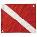 TECNOMAR Vlag voor duiken en snorkelen, voor volwassenen, uniseks, meerkleurig (blauw), eenheidsmaat