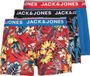 Jack & Jones Heren Boxershorts 3-pack Gebloemd Zwart M