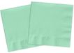 Ciao - Papieren servetten FSC composteerbaar (33 x 33 cm, dubbellaag), 20 stuks, mintgroen