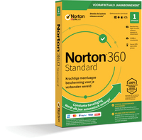 Norton 360 Standaard | 1Apparaat - 1Jaar | Windows - Mac - Android - iOS | 10Gb Cloud Opslag