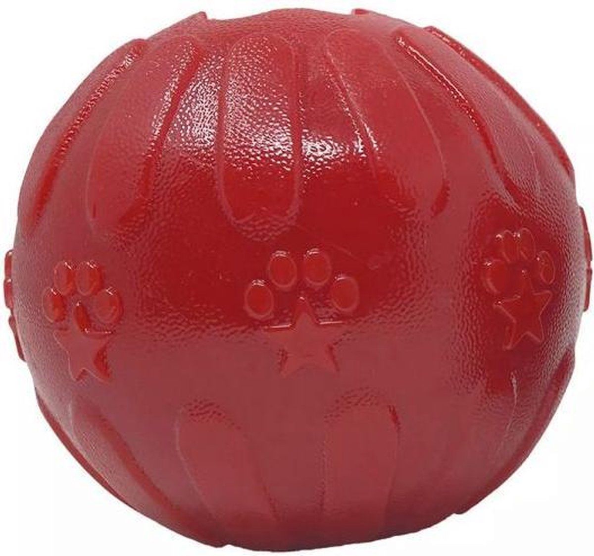 STARMARK treat dispensing bacon bal 10x10x10 cm - rood