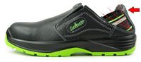 EuroRoutier Hybrid Nappa Black Vera leer, gecertificeerde veiligheidssandalen