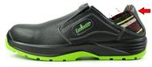 EuroRoutier Hybrid Nappa Black Vera leer, gecertificeerde veiligheidssandalen