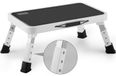 Échelle de cuisine pliable avec plateforme antidérapante