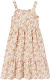Vertbaudet Midi-jurk met bloemenprint