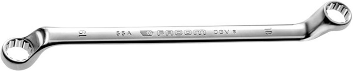 FACOM Ringsleutel Dubbelgebogen 12-K. 55A.6X7 (L=167